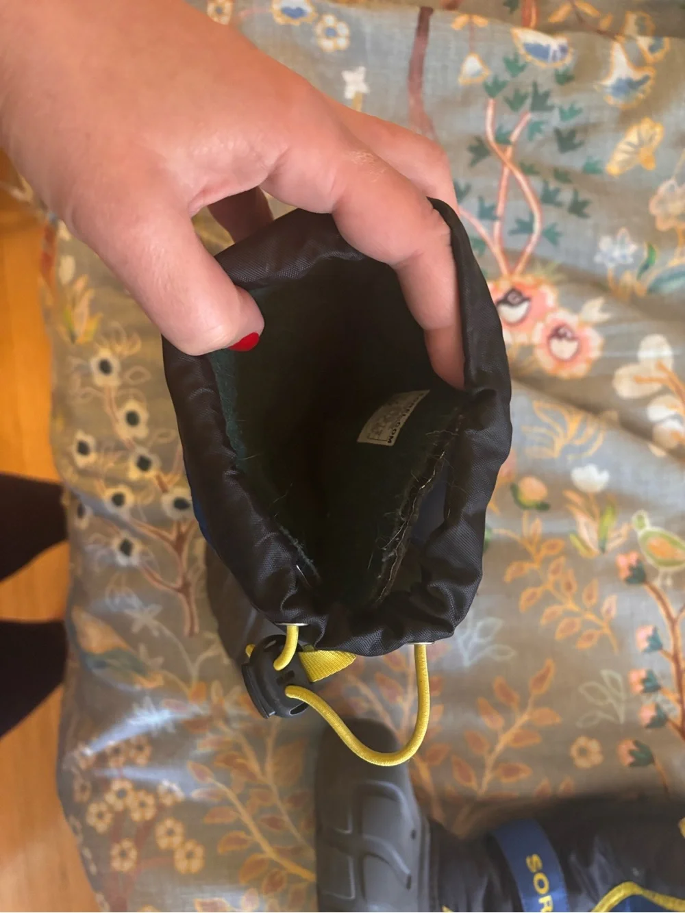 Sorel Kids Blue and Yellow Insulated Snow Boots